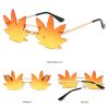 Decorative Pot Leaf Shaped Sunglasses 4
