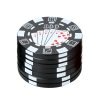 3 Layers Poker Chip Style Herb Tobacco Grinder 3