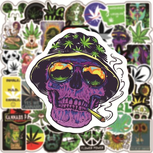 Leafy 420 Characters Sticker Pack