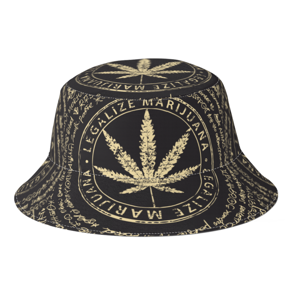 Legalize It Fisherman Bucket Hat - womens-weed-clothing, weed-bucket-hats, weed-apparel, reeferboss, mens-weed-clothing