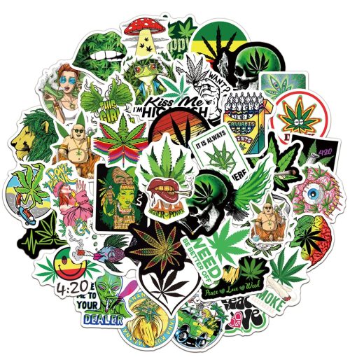 Leafy 420 Characters Sticker Pack 4