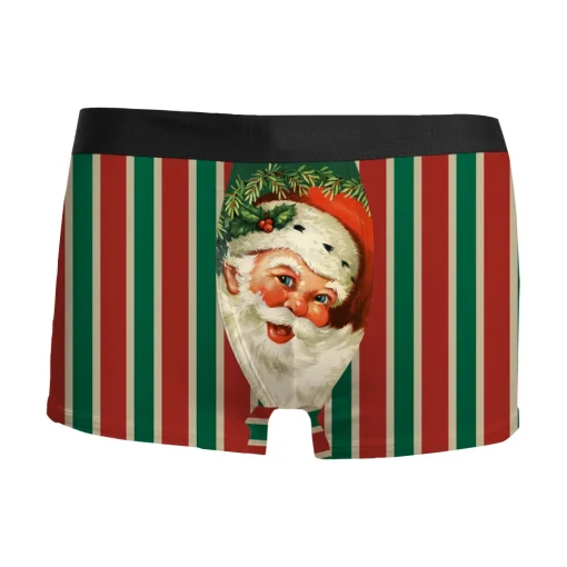 Men's Holiday Mid Rise Boxer Shorts 4