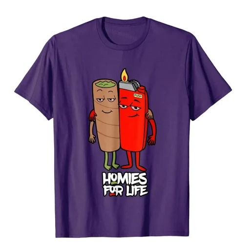 Homies For Life Weed T-Shirt 2